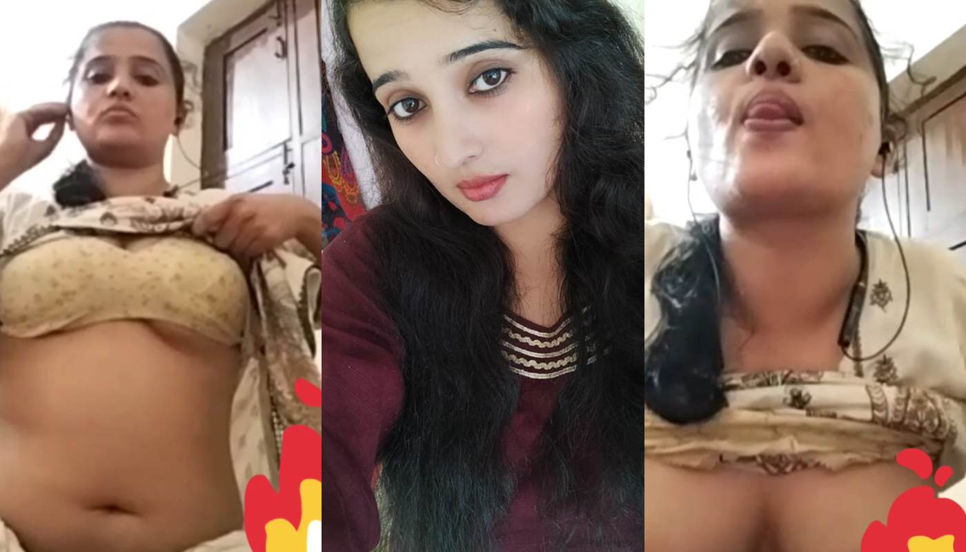 Desi beauty showing big boobs on video call