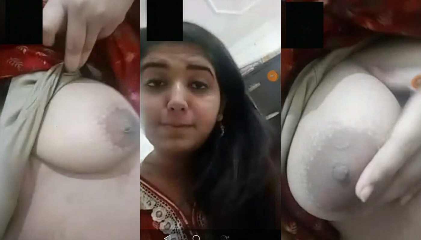 beautiful girl showing