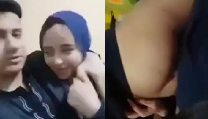 Sex hijabi girl enjoying with her boyfriend